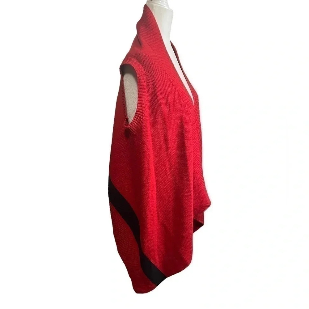 Ralph Lauren Contemporary Open Front Waterfall Vest Cardigan Size XL 16 - Picture 4 of 6